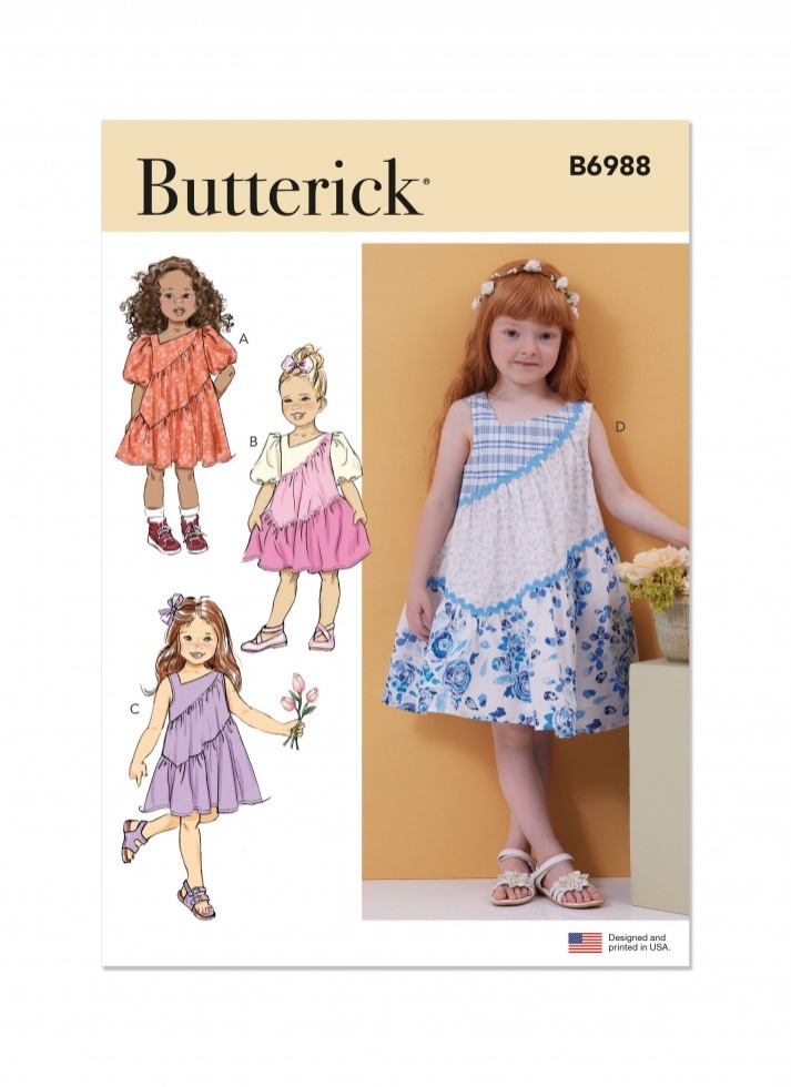 Butterick Paper Sewing Pattern 6988
