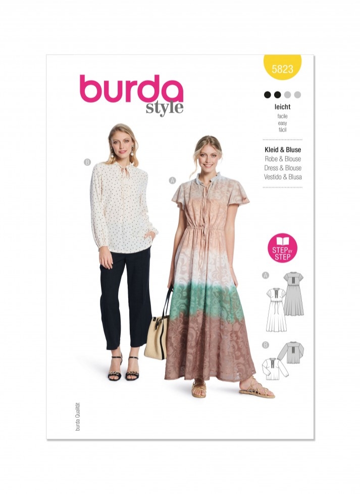 Burda Paper Sewing Pattern 5823