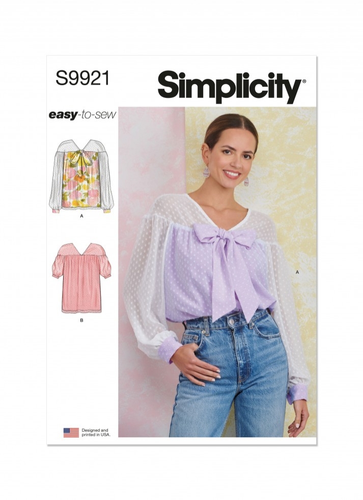 Simplicity Paper Sewing Pattern 9921