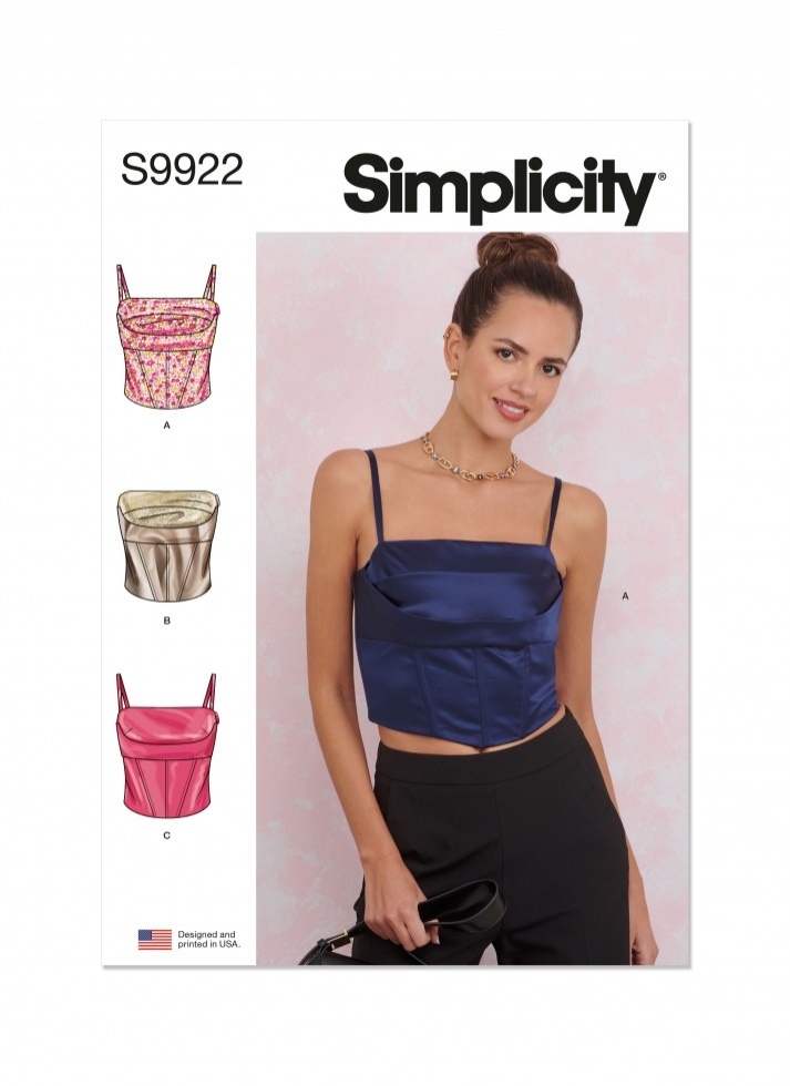Simplicity Paper Sewing Pattern 9922