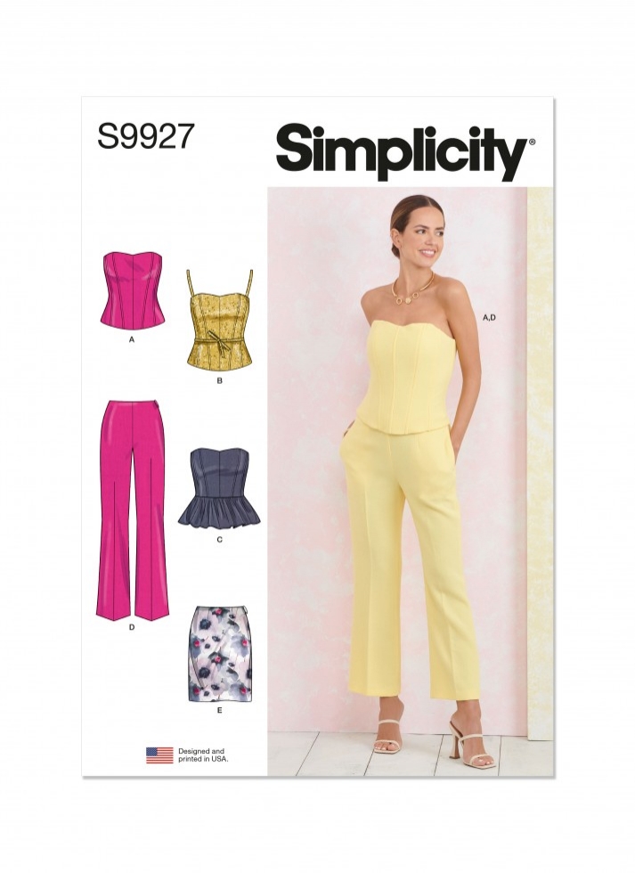 Simplicity Paper Sewing Pattern 9927