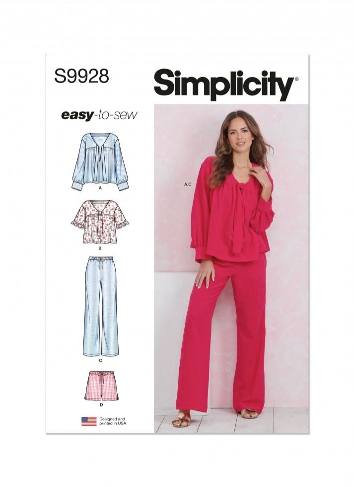 Simplicity Paper Sewing Pattern 9928