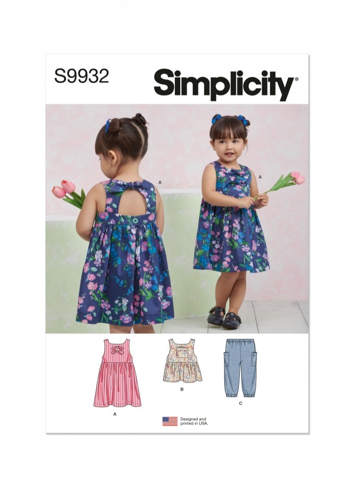Simplicity Paper Sewing Pattern 9932