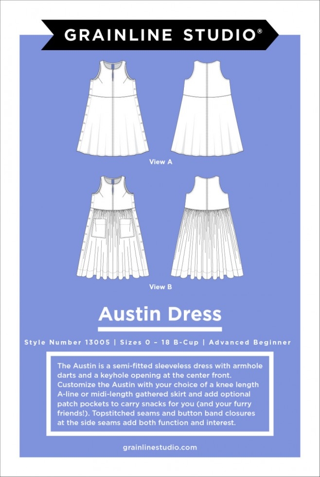 Grainline Studio Paper Sewing Pattern Austin Dress