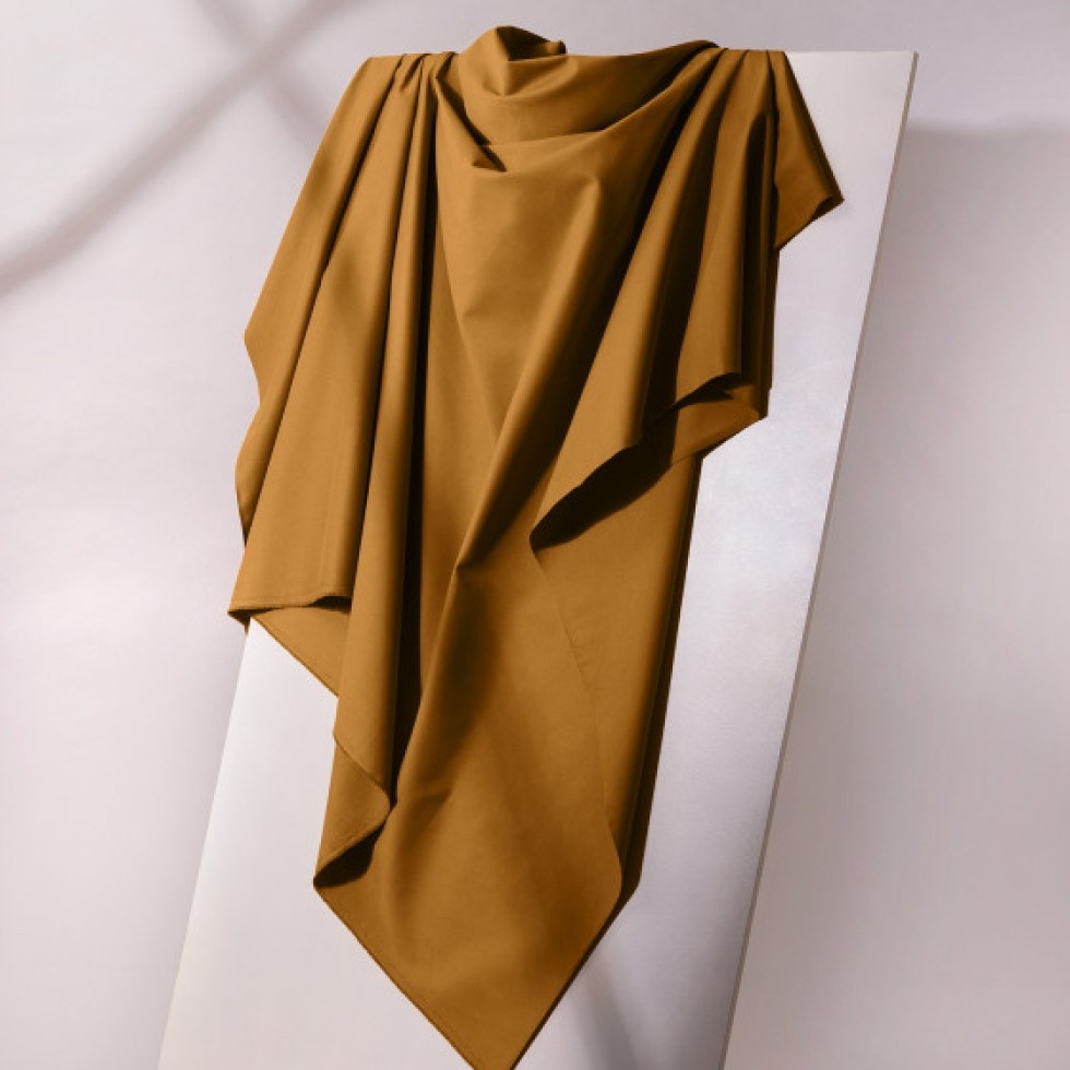 Atelier Brunette Light Cotton Gabardine Fabric Ochre