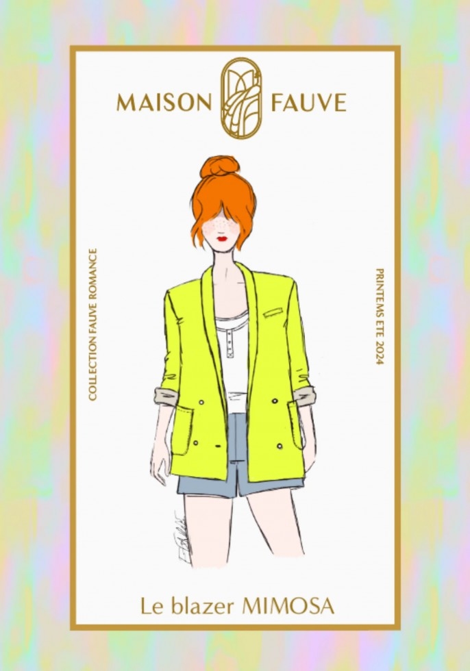 Maison Fauve Paper Sewing Pattern Mimosa Blazer