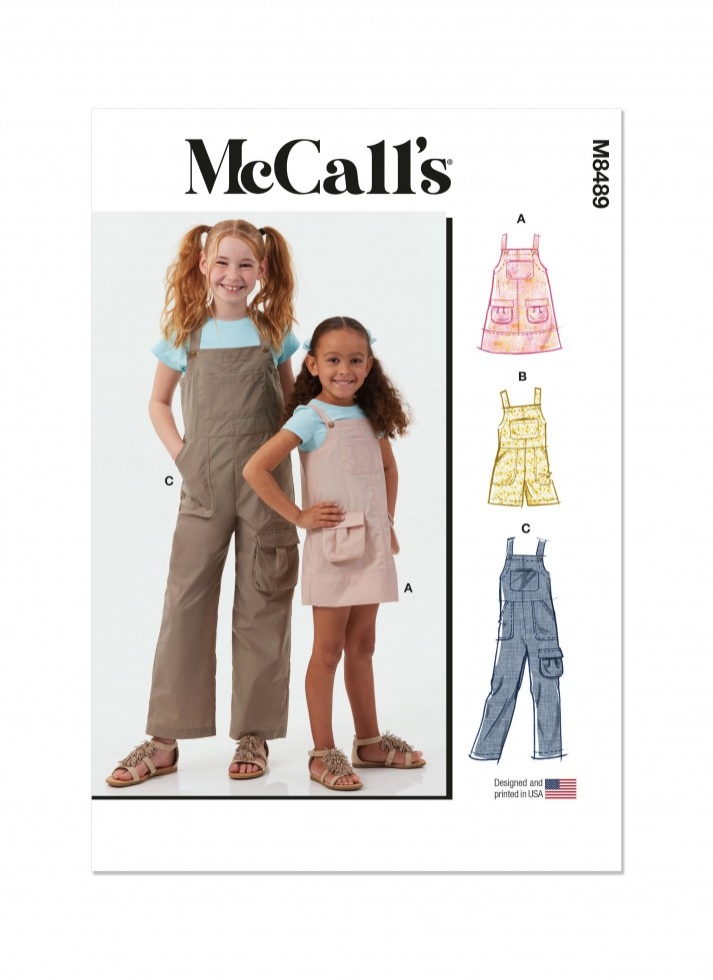 McCalls Paper Sewing Pattern 8489