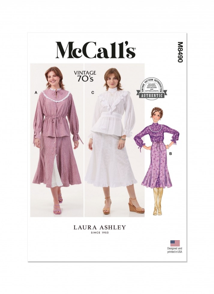 McCalls Paper Sewing Pattern 8490