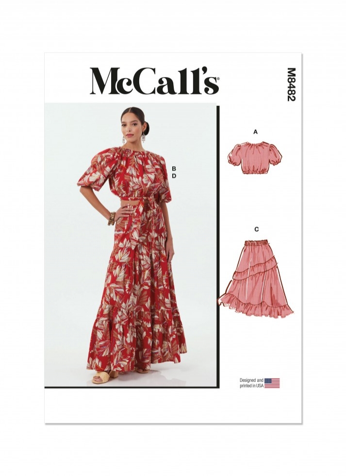 McCalls Paper Sewing Pattern 8482