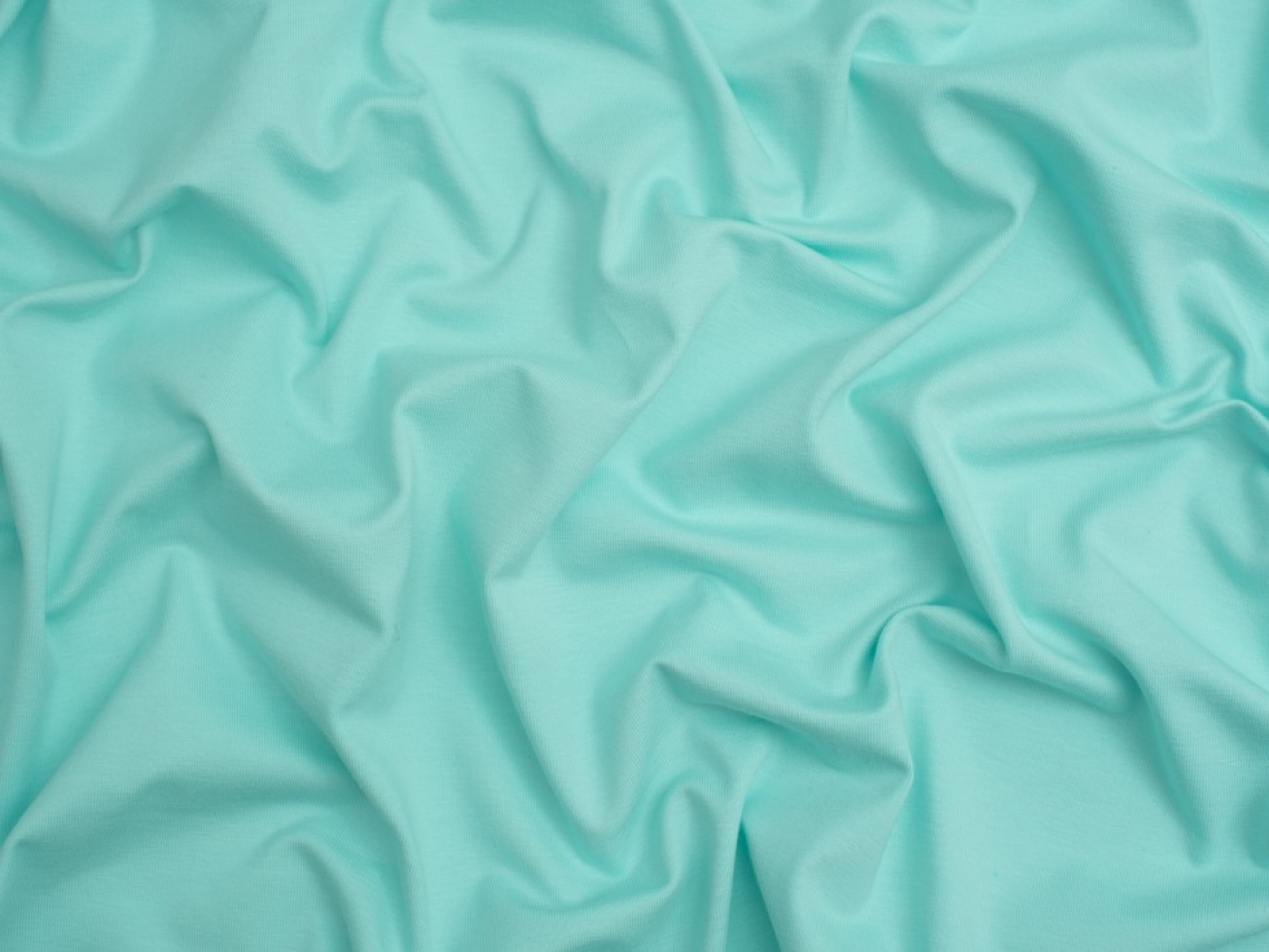 Minerva Core Range Cotton Lycra Jersey Stretch Knit Fabric Spearmint
