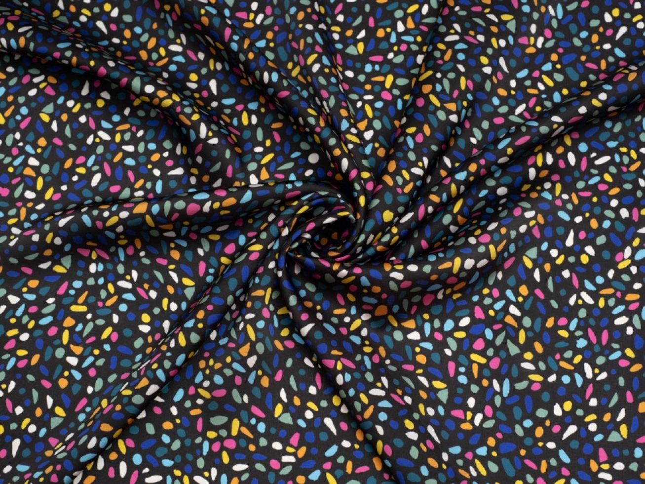 Minerva Exclusive Candy Confetti Charmeuse Silky Satin Fabric