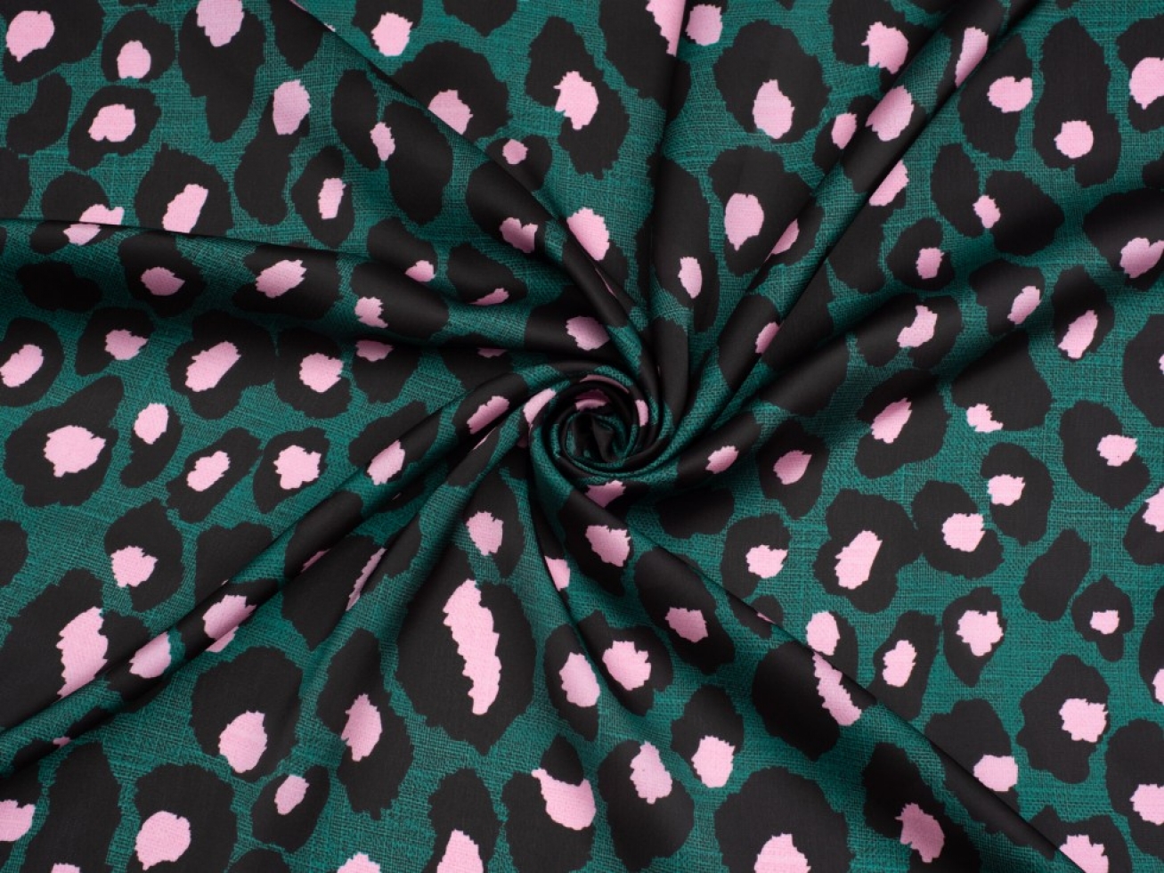 Minerva Exclusive Urban Cheetah Charmeuse Silky Satin Fabric