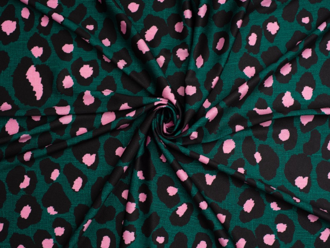 Minerva Exclusive Urban Cheetah Glossy Activewear Lycra Stretch Knit Fabric