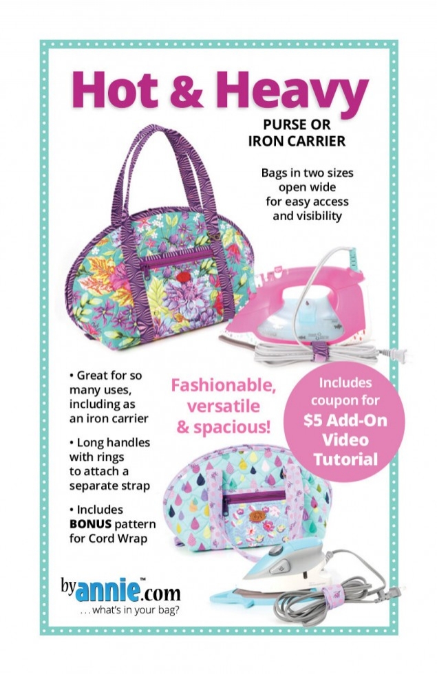 By Annie Paper Sewing Pattern Hot And Heavy Bag & Iron Carrier