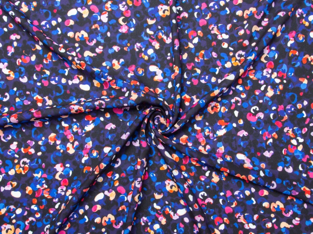 Minerva Exclusive Popcorn Jelly Double Georgette Crepe Fabric Ultramarine