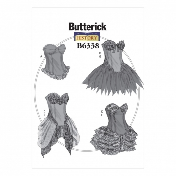 Butterick 5662- Misses Corsets  Corset pattern, Corset sewing pattern,  Bustier pattern