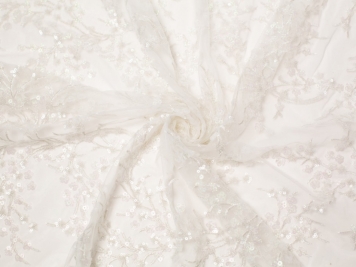Minerva Geometric Lace Fabric Cream - per metre : : Home &  Kitchen