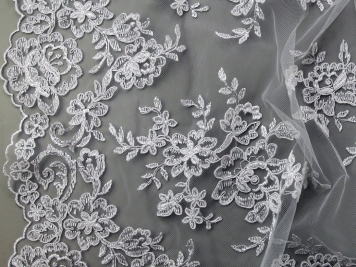 Delicate Floral Design Lace Dress Fabric MF-290118-44-M 