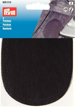 Prym Sew On Velour Leather Elbow & Knee Patches per pack of 2 929360-M 