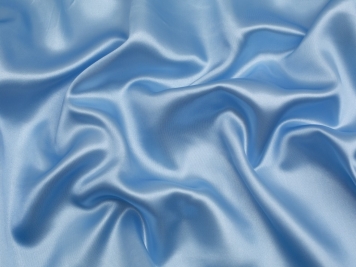 Liquid Satin Fabric / Light Blue