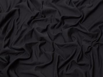 65 Black Modal Spandex Lycra Stretch Jersey Knit Fabric By the