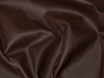 Fire Retardant Faux Leather in Brown