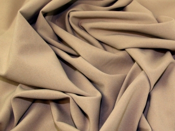 Polyester Stretch Crepe in Light Grey