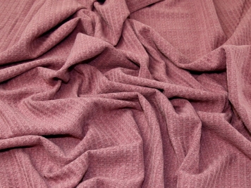 Dusty Rose Waffle Knit Sweater