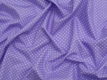 Lilac Swiss Dot Fabric