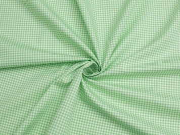 Kelly Green Gingham Fabric - 1/8
