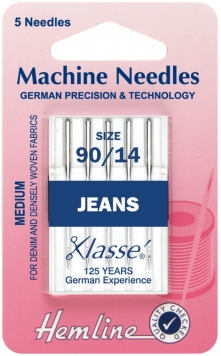 What is a Jeans needle? Klasse' Sewing Machine Needles - Jeans/Denim Needles  Explained 