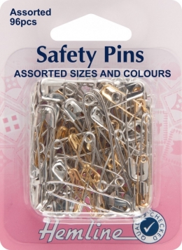 50pcs Small Safety Pins Gold 20mm Metal Safety Pins Sewing Making 