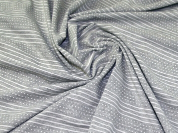 Stretch Terry Cloth Silver - YES Fabrics