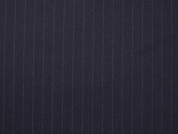 Fashion Fabrics Club Black-abyss Blue Dot Wool Dobby Woven Jacketing Fabric by The Yard (100% Wool)