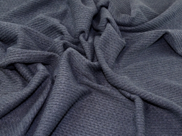 Ottoman Rib Jersey Fabric Light Grey - YES Fabrics