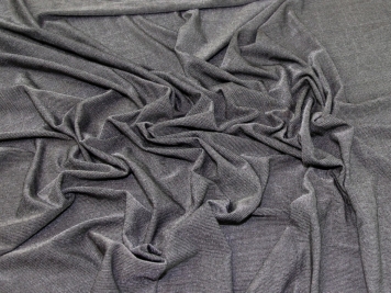 Grey shimmer silver Lycra lurex fabric ~ 58" wide. –