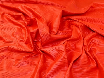 red leather fabric