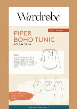 Wardrobe By Me Sewing Pattern Piper Boho Tunic | 1242121 | Minerva