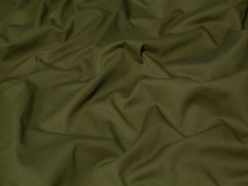 Olive Green Stretch Woven Fabric