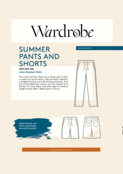 Wardrobe By Me Paper Sewing Pattern Summer Pants & Shorts, 1254027