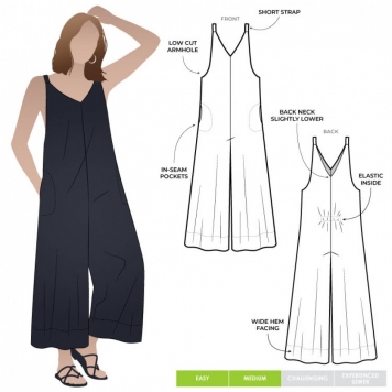 Style Arc Paper Sewing Pattern Nova Midi Dress, 1237870