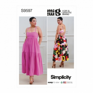 Strapless a Line Dress Simplicity Patterns