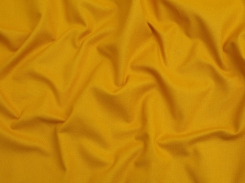 Buttercup yellow washed 100% silk satin fabric