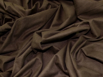 Plain Crushed Viscose Polyamide Dressmaking Fabric - Tan