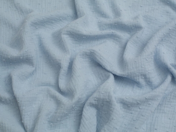 Baby Blue Gauze Fabric
