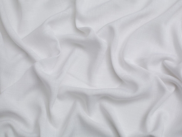 Stretch Linen-Viscose – White – HaberDasherDo