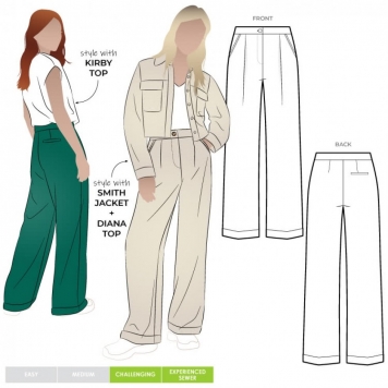 Sewing pattern trousers, shorts Bélem / paper pattern
