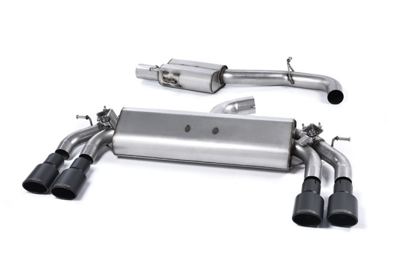 Milltek SSX Sport Catback Exhaust Resonated (quieter). Quad Oval