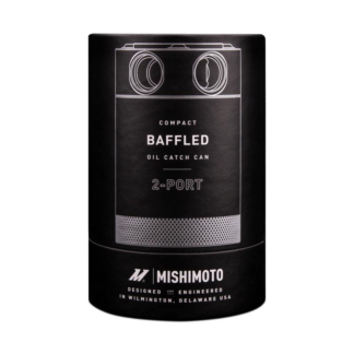 Mishimoto Compact Baffled Oil Catch Can 2-Port