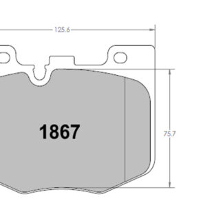 PFC 1867 Z-Rated Brake Pad Set